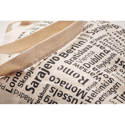 Bolsa de la compra asas largas personalizada