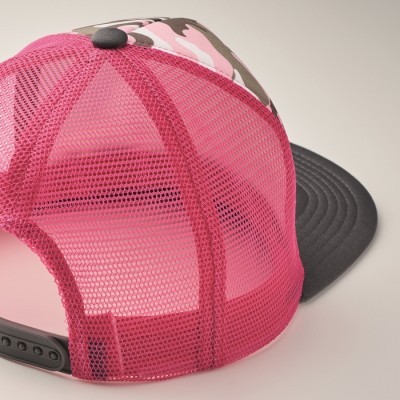 Gorra con visera plana de 5 paneles