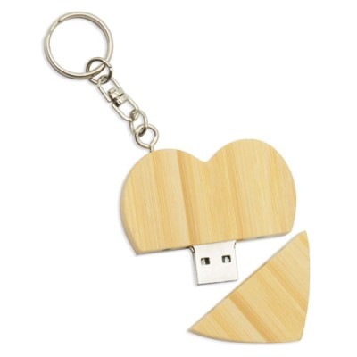 USB Stock de Bambú Formato 5.3 x 1 x 5