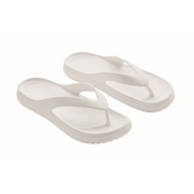 Chanclas de eva blancas o negras