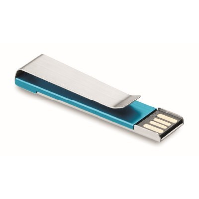 Unidad Flash USB con Clip de Aluminio 1–64 GB