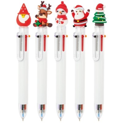 Pack de Bolígrafos Multitinta Publicitario Navideño