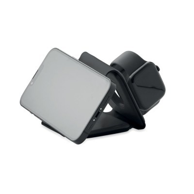 Base plegable 3 en 1 con carga inalámbrica