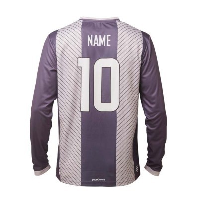 Camiseta sublimada de manga larga con cuello redondo