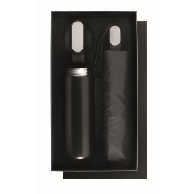 Set regalo botella y paraguas