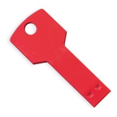 USB Stock de Material Resistente en Color Rojo