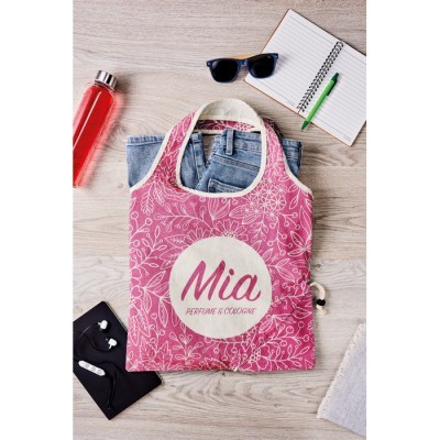 Bolsa plegable de algodón personalizada