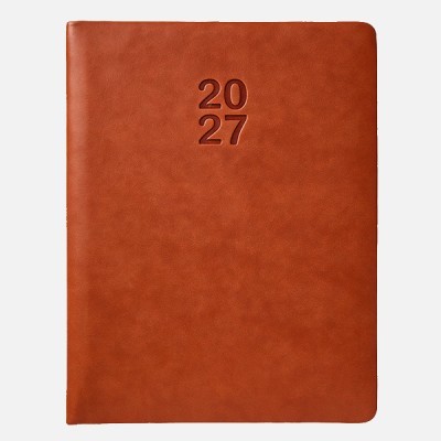 Agenda día página con cubierta rígida