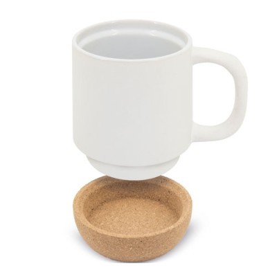 Taza de Material Resistente en Color Blanco con 420 Ml