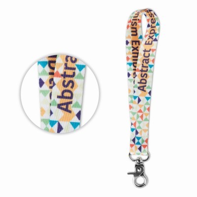 Cinta corta con mosquetón personalizada