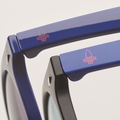 Gafas de sol redondas fabricadas en rPET