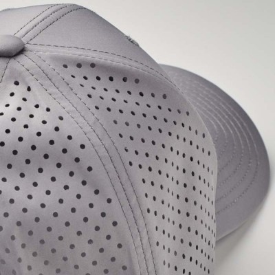 Gorra de béisbol de pongee con malla perforada