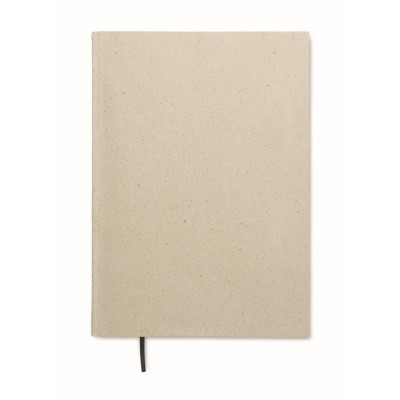 Libreta de tapa rígida de papel de hierba personalizada