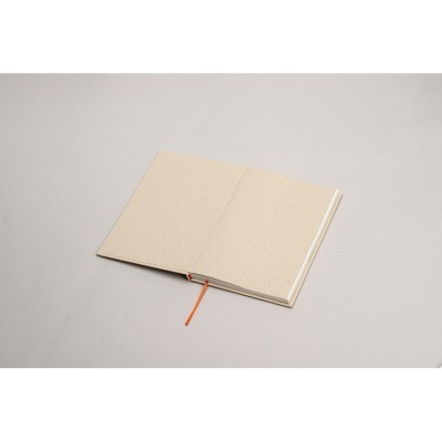 Libreta de tapa rígida de papel de hierba personalizada
