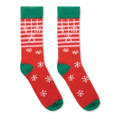 Calcetines navideños publicitarios