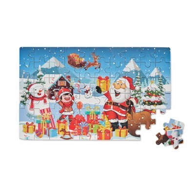 Puzzle navideño publicitario