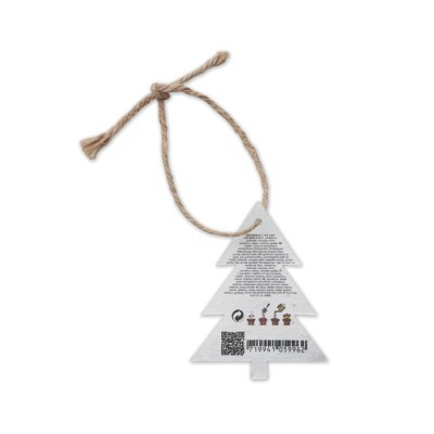 Adorno navideño hecho de papel personalizado
