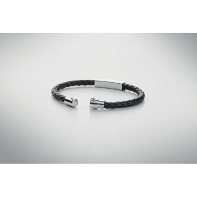 Pulsera de piel sintética 19 x 0,7cm