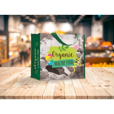 Bolsa de compra horizontal personalizada