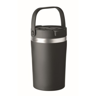 Vaso térmico reciclado con asa