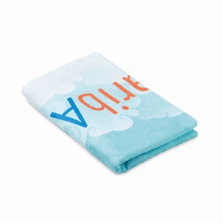 Toalla de playa a todo color personalizada