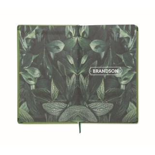Libreta de tapa dura de cuero personalizada