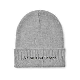 Gorro de punto con puño