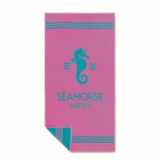 Toalla de playa a todo color personalizada