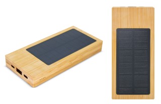 Powerbank con cargador solar personalizado