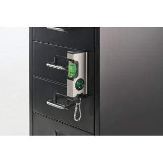 Llavero con nivel de aluminio