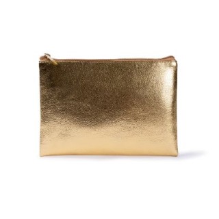 Neceser brillante dorado