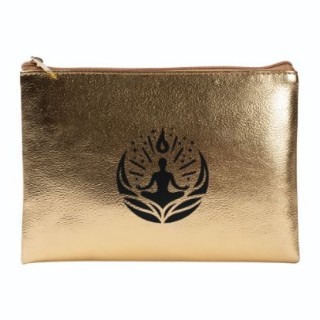 Neceser brillante dorado