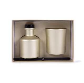 Set aromático de varillas y vela