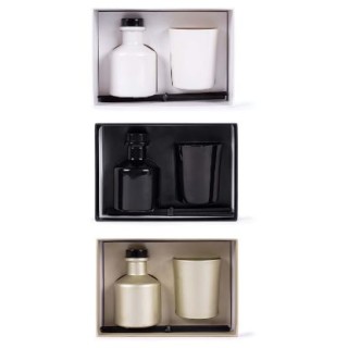 Set aromático de varillas y vela