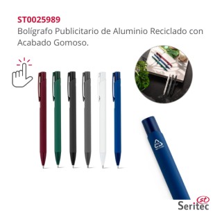 Bolígrafos con Acabado Gomoso