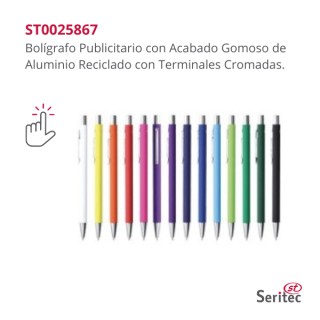 Bolígrafos con Acabado Gomoso