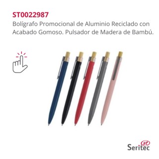 Bolígrafos con Acabado Gomoso