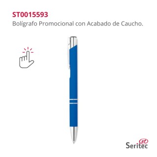 Bolígrafos con Acabado Gomoso