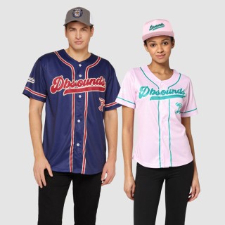 Camiseta de béisbol sublimada en tejido de malla transpirable