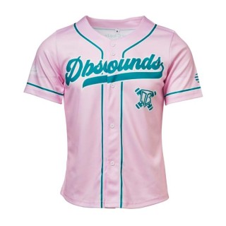 Camiseta de béisbol sublimada en tejido de malla transpirable