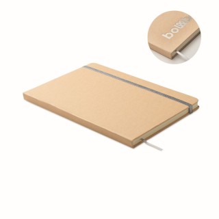 Libreta  A5 con tapa de cartón reciclado