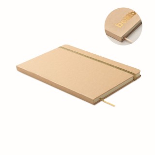 Libreta  A5 con tapa de cartón reciclado