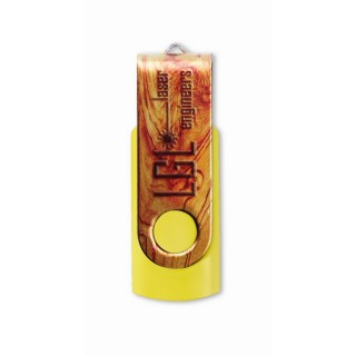 Memoria USB con Clip Impreso a Todo Color 1–64 GB