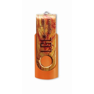 Memoria USB con Clip Impreso a Todo Color 1–64 GB