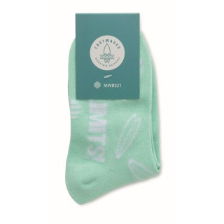 Calcetines fabricados en bambú con diseño jacquard