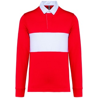 Polo de algodón de rugby
