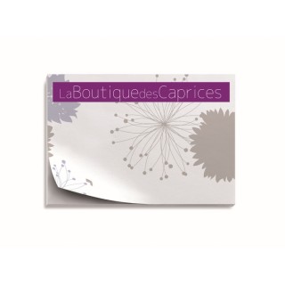 Notas adhesivas rectangulares personalizadas