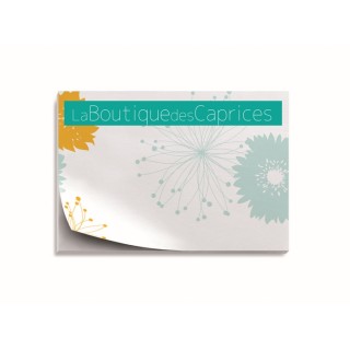 Notas adhesivas rectangulares personalizadas