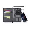 portadocumentos de viaje con batería power bank