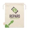 Bolsa rejilla algodón con cordón para frutas y verduras